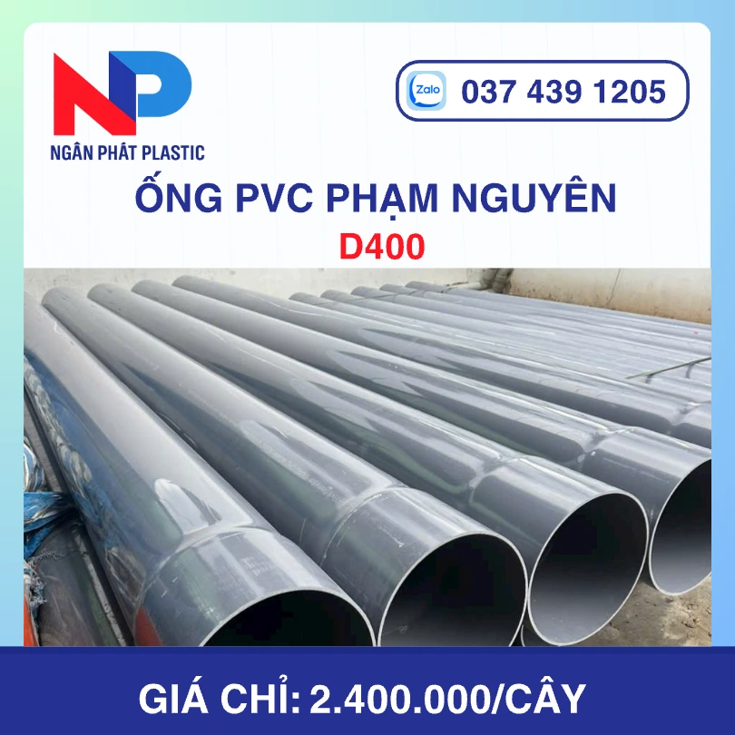 Ống Nhựa PVC D400 Phạm Nguyên